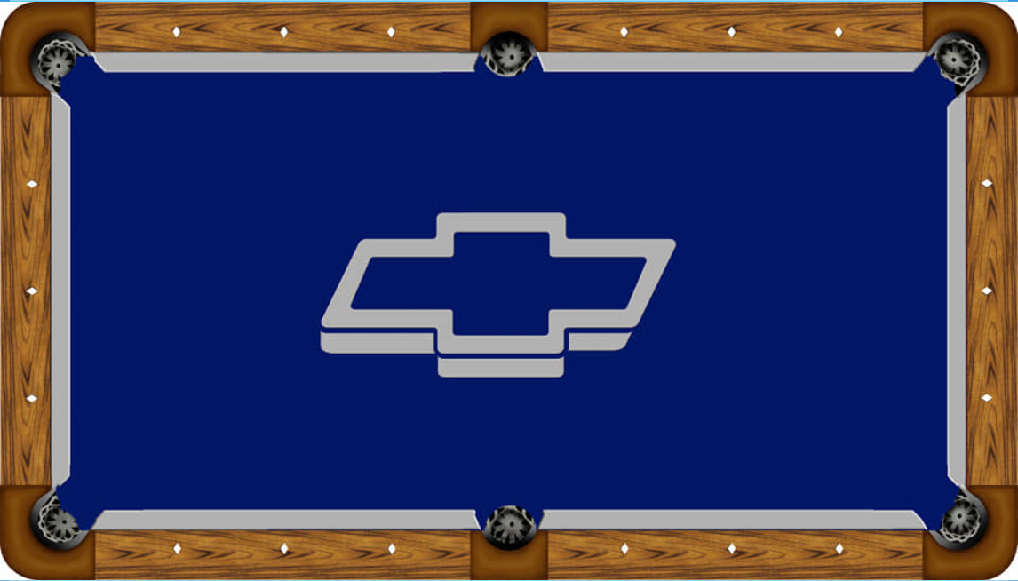 Chevrolet Custom Pool Table Felt