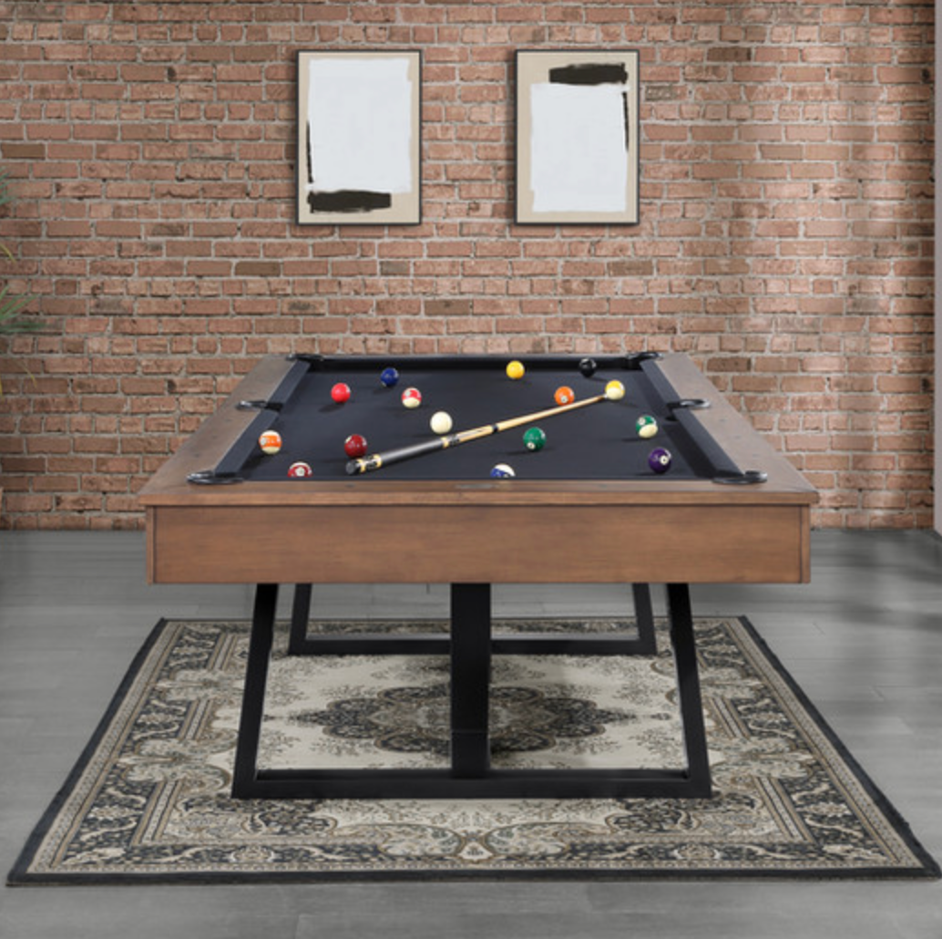 Axial 8' Pool Table in Whiskey w/Black Base