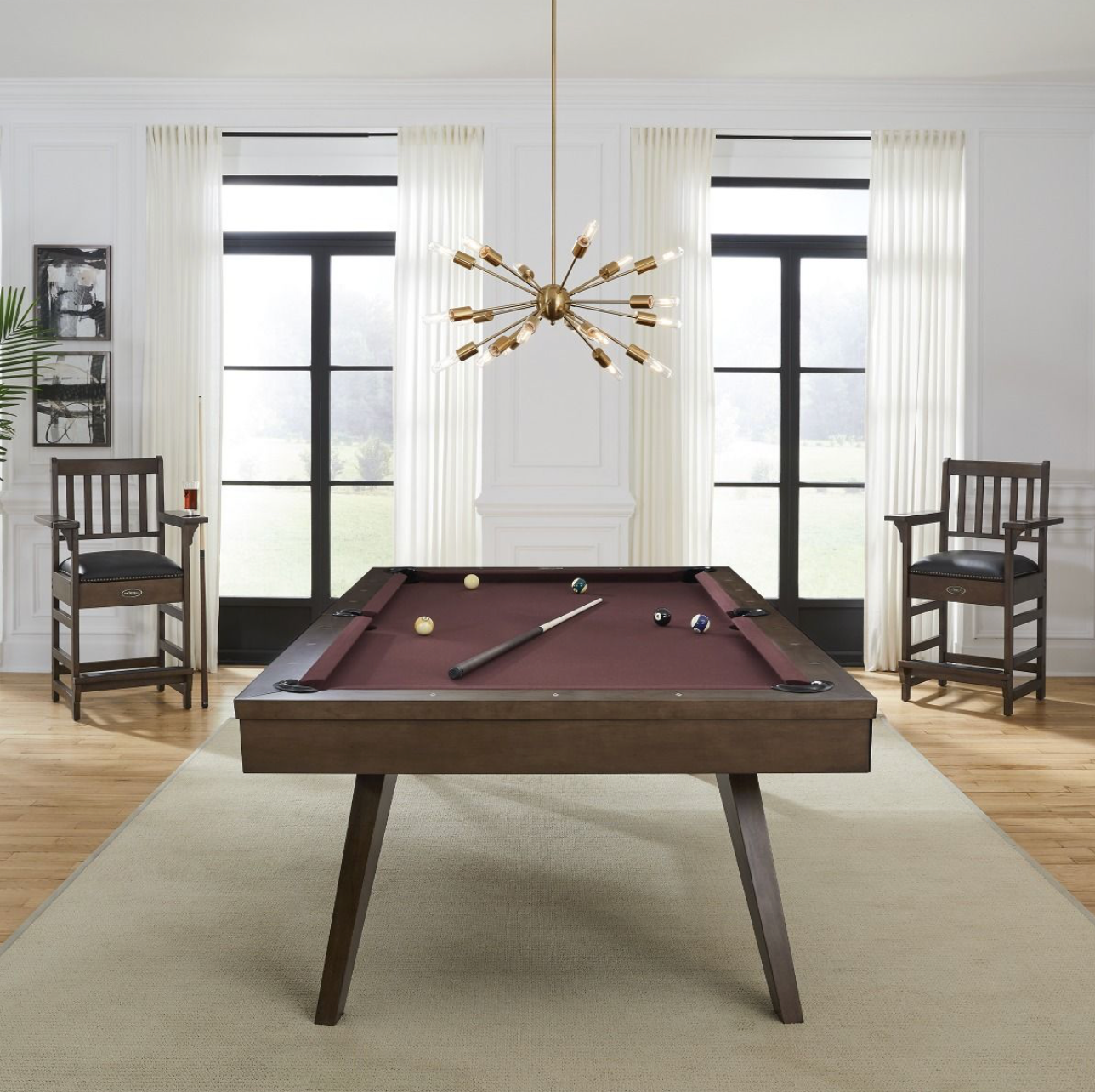 Oslo 8' Pool Table with Dining Top