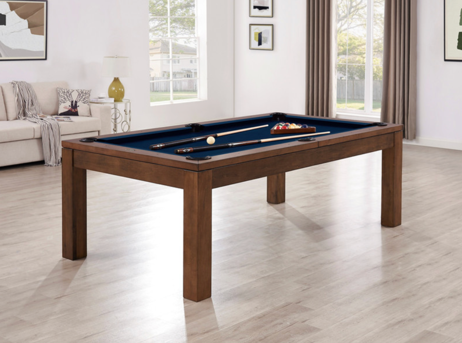 Penelope II 8' Pool Table in Whiskey