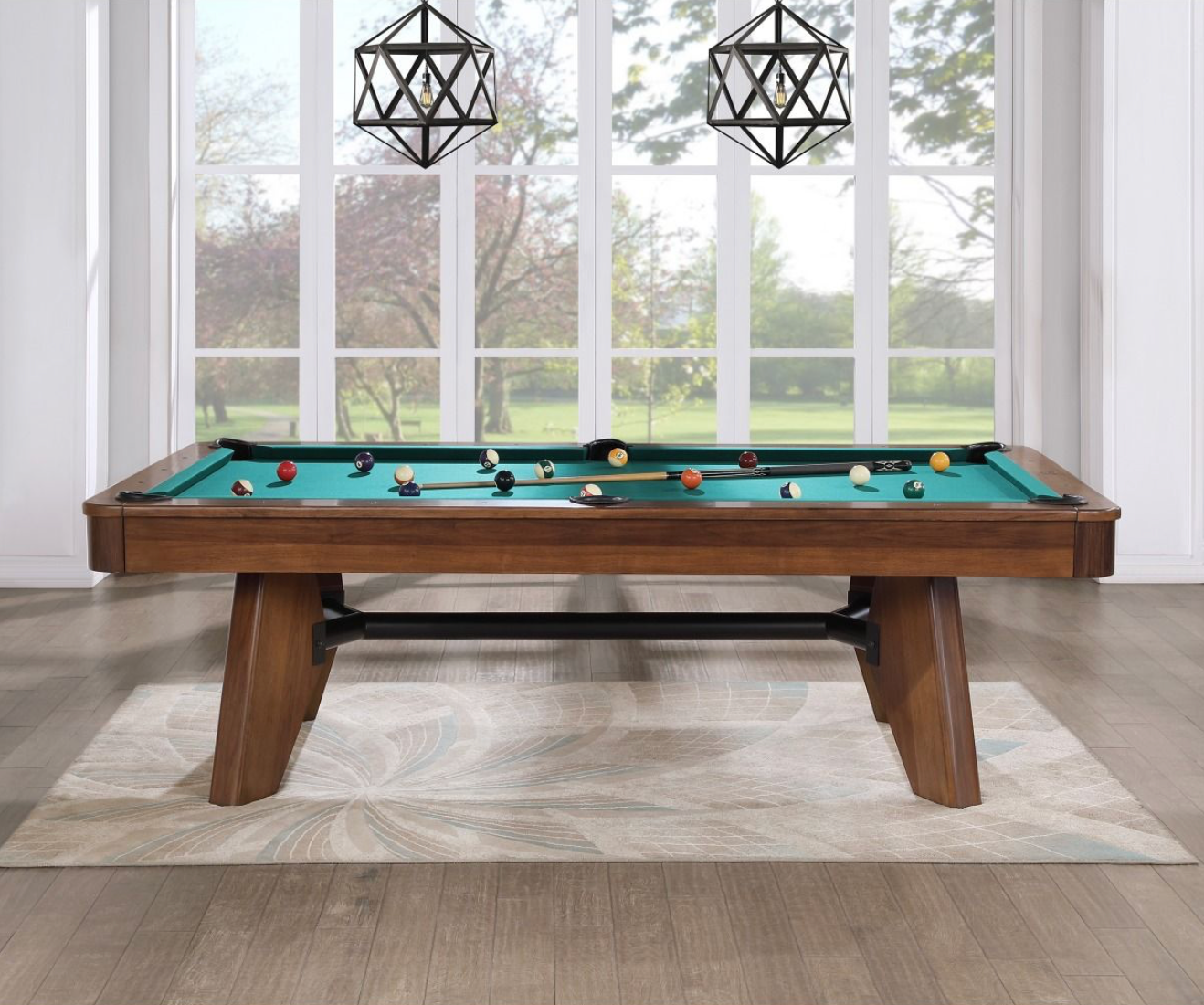 Cooper 8' Pool Table in Walnut