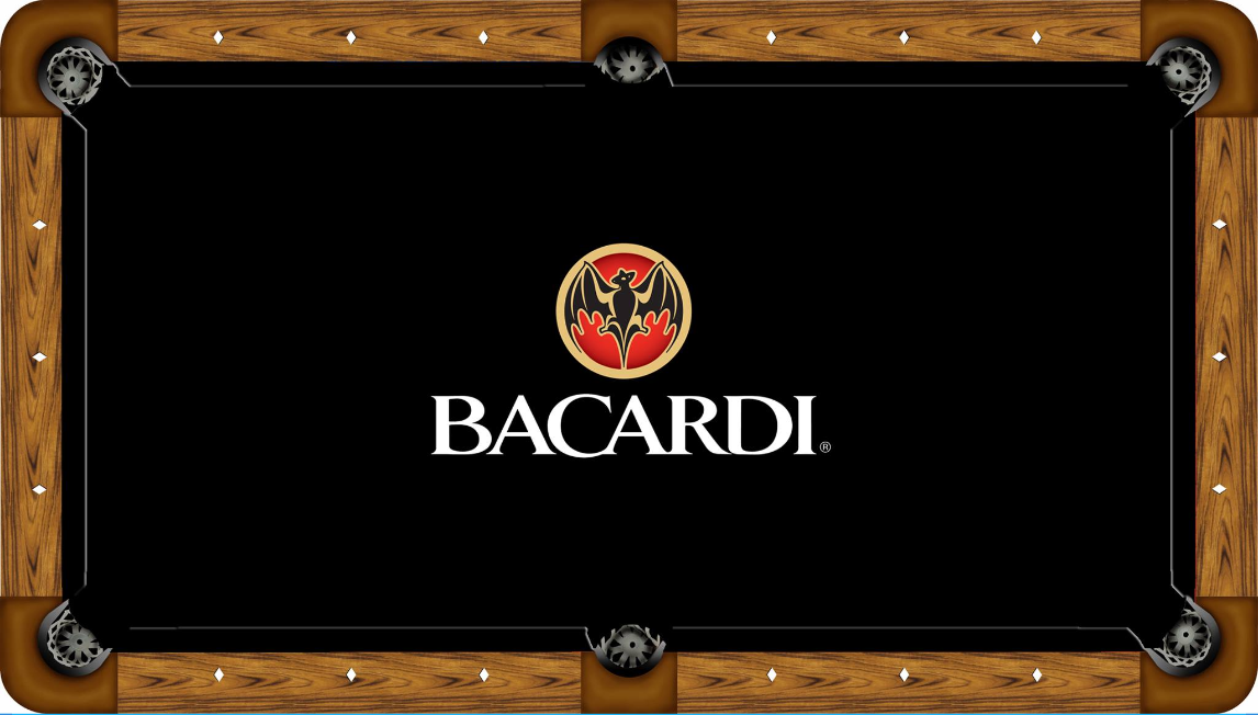 Bacardi Custom Pool Table Felt