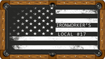 Iron Worker Flag Custom Pool Table Felt Any Design 7ft 8ft 9ft Billiard Cloth