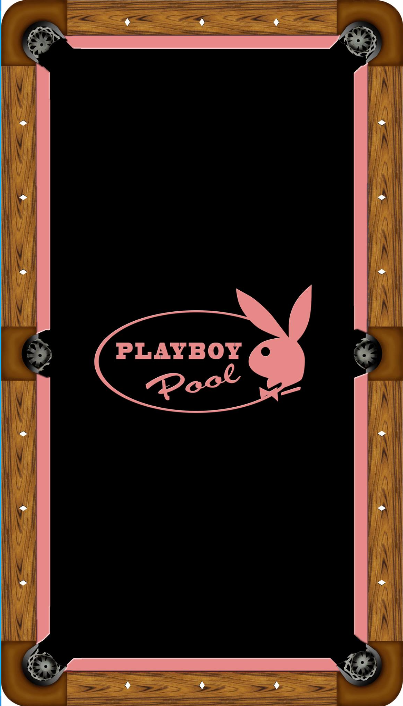 Play Boy Pool Custom Pool Table Felt