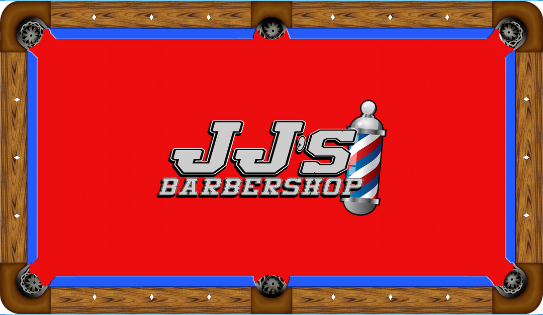 JJ's Barber Shop Custom Pool Table Felt
