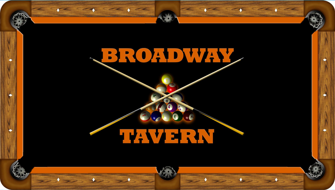 Broadway Tavern Custom Pool Table Felt