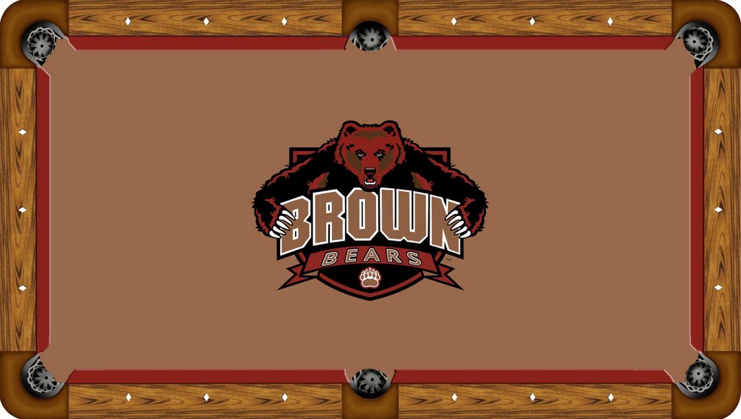 Brown Bears Custom Pool Table Felt