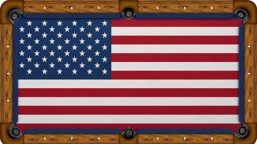 USA Print Custom Pool Table Felt Any Design 7ft 8ft 9ft Billiard Cloth
