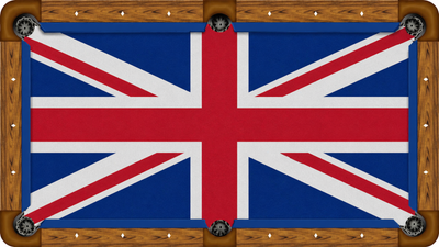 United Kingdom Print Custom Pool Table Felt Any Design 7ft 8ft 9ft Billiard Cloth