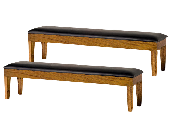 Spencer Marston Wooden Storage Bench - Acacia Set