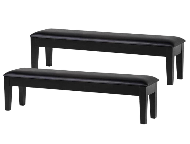 Spencer Marston Storage Bench - Black - Storage Bench Set - Black