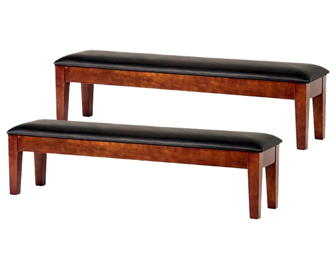 Spencer Marston Wooden Storage Bench - Pecan Set
