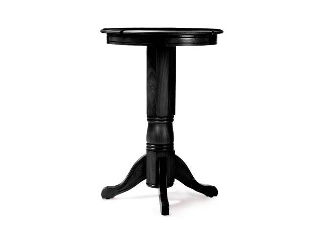 Spencer Marston Round Pub Table - Black Stain