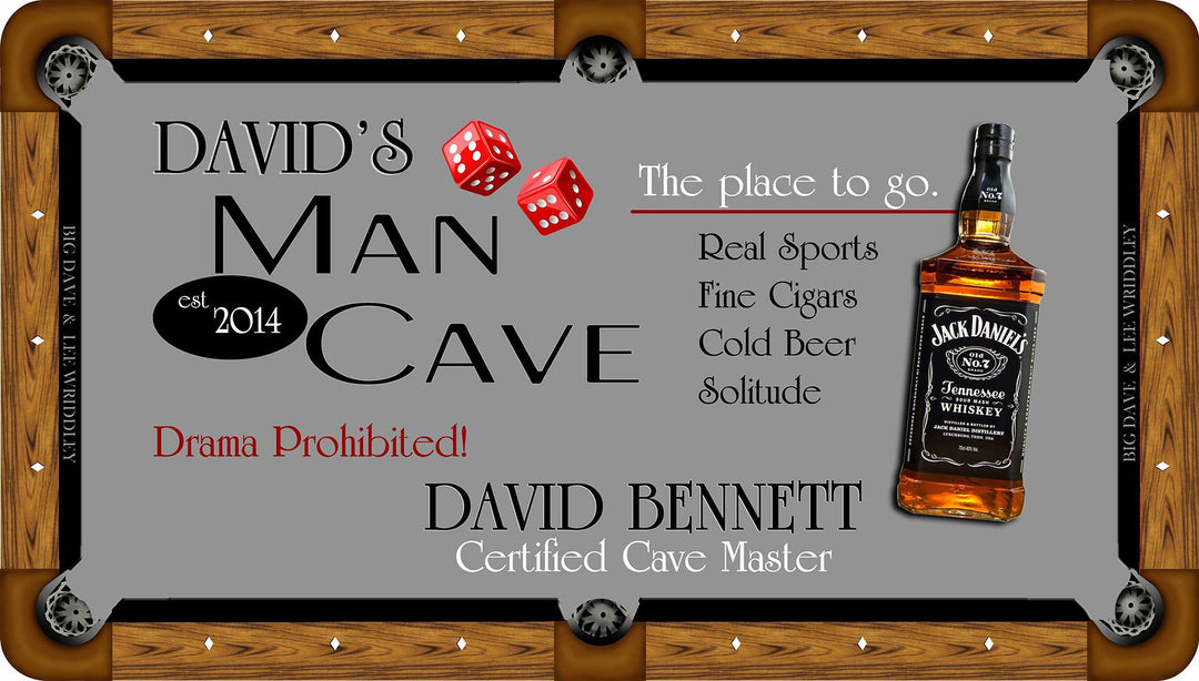 The Man Cave Custom Pool Table Felt