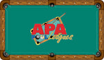APA Pool Leagues Custom Pool Table Felt Any Design 7ft 8ft 9ft Billiard Cloth