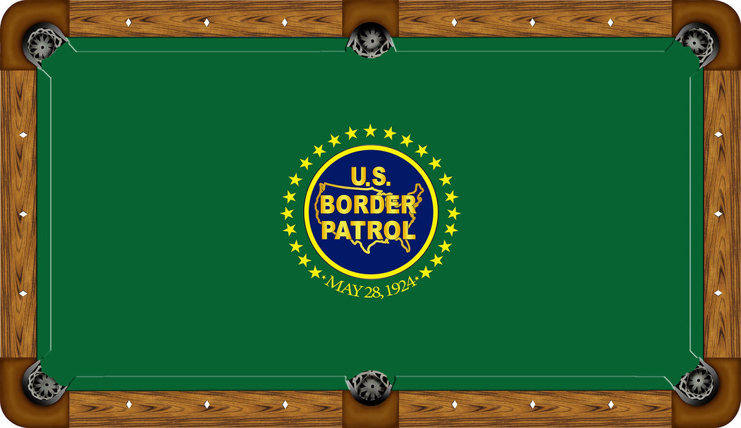 US Border Patrol Custom Pool Table Felt