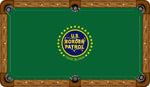 US Border Patrol Custom Pool Table Felt Any Design 7ft 8ft 9ft Billiard Cloth