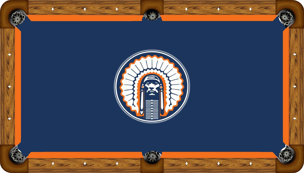 University of Illinois Custom Pool Table Felt