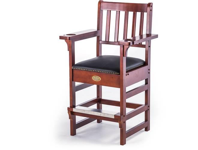 Spencer Marston Deluxe Spectator Chair - Pecan Finish