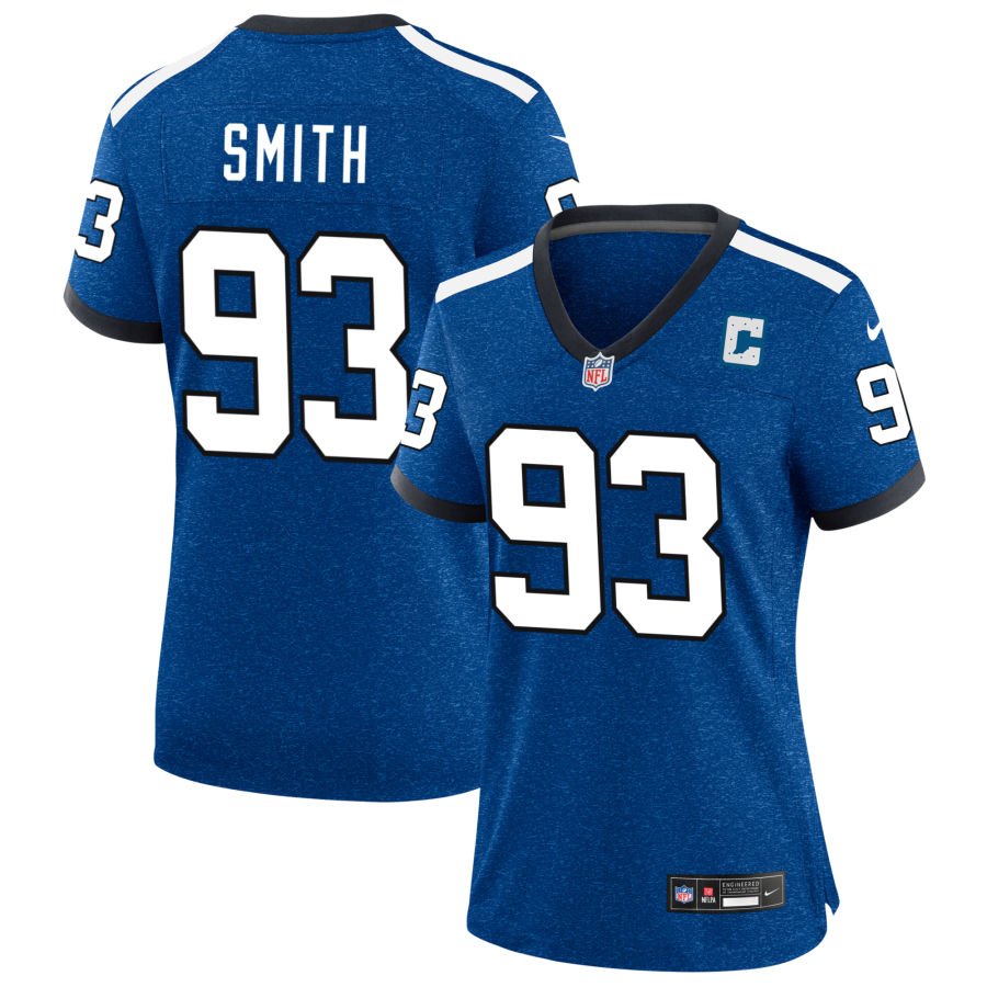 Tim Smith Women's Nike Royal Indianapolis Colts Indiana Nights Alternate Custom Game Jersey
