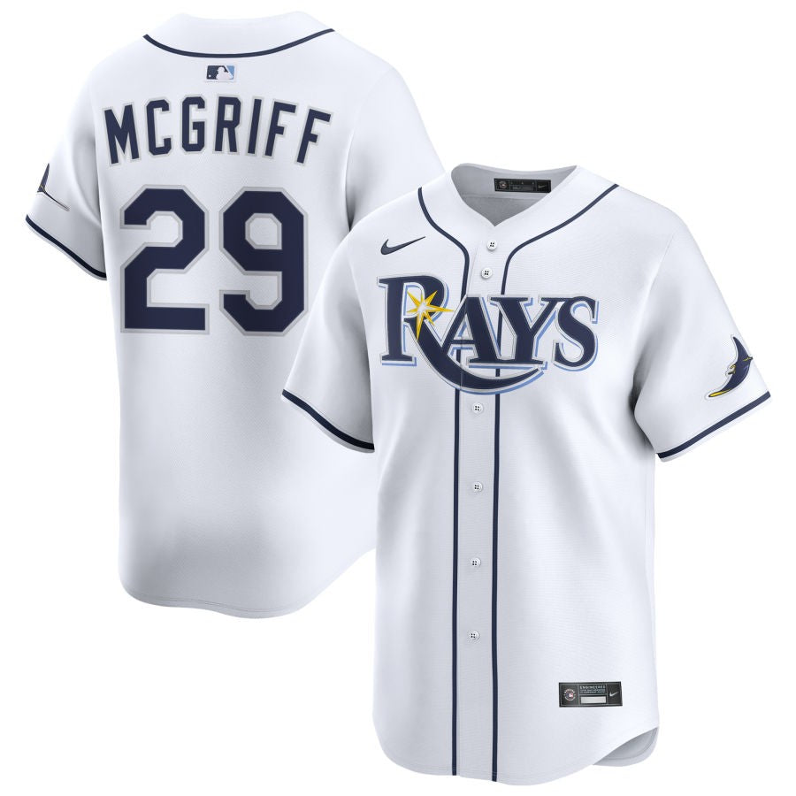 Fred McGriff Men's Nike White Tampa Bay Rays Home Limited Pick-A-Player Retired Roster Jersey