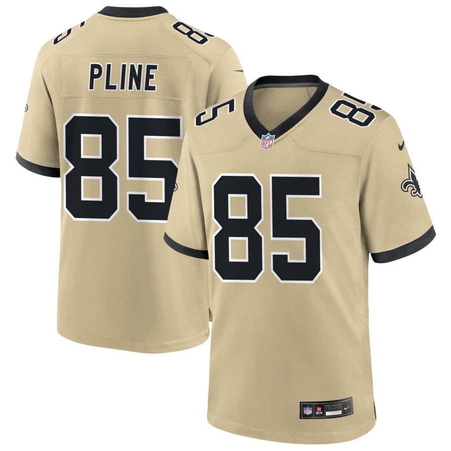 Mason Pline Men's Nike  Gold New Orleans Saints Gameday Golds Alternate Custom Game Jersey