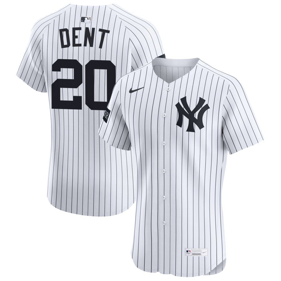 Mike Stanley Men's Nike White New York Yankees Home Elite Sponsor Patch Pick-A-Player Retired Roster Jersey