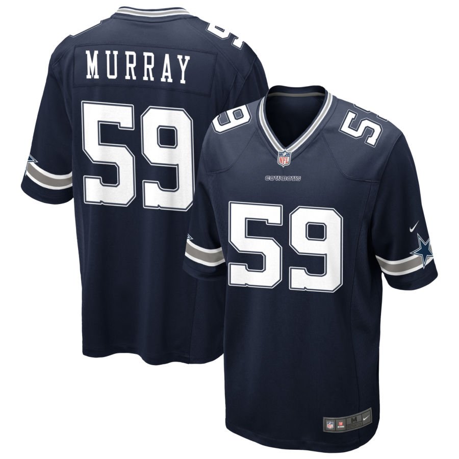 Kenneth Murray Men's Nike Navy Dallas Cowboys Custom Game Jersey