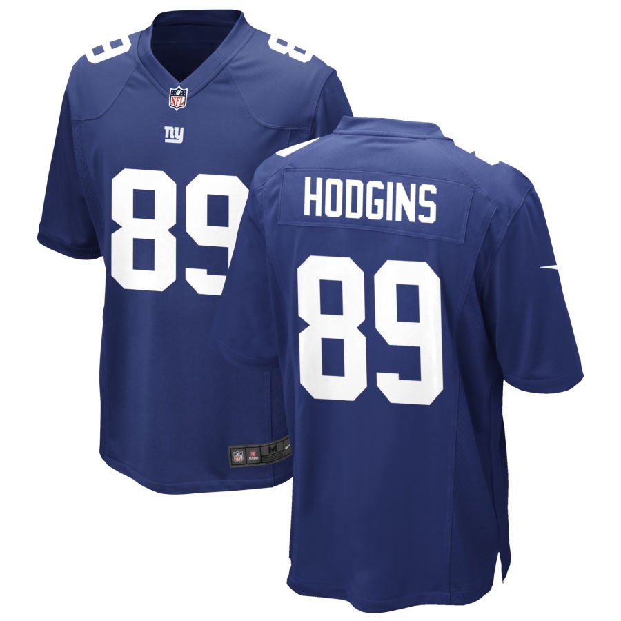 Isaiah Hodgins Men's Nike Royal New York Giants Custom Game Jersey