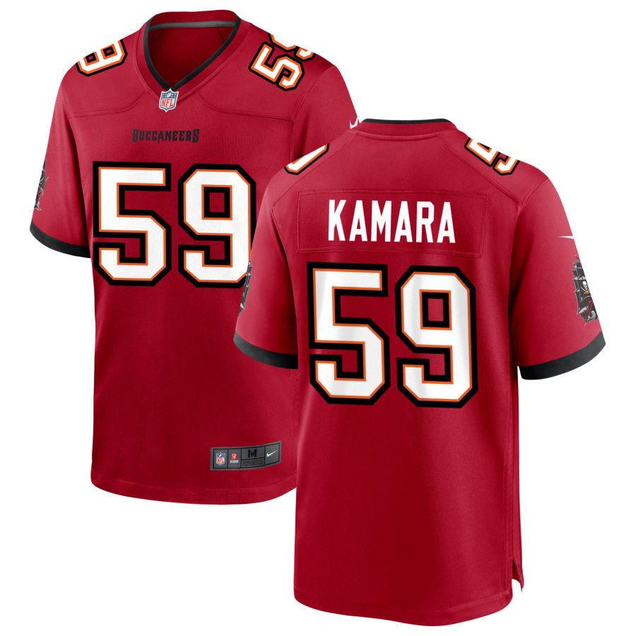 Mohamed Kamara Men's Nike Red Tampa Bay Buccaneers  Team Custom Game Jersey