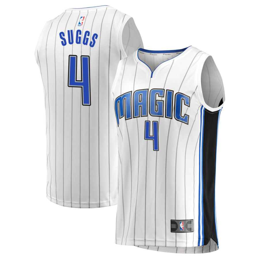 Jalen Suggs Men's Fanatics White Orlando Magic Fast Break Custom Replica Jersey - Association Edition
