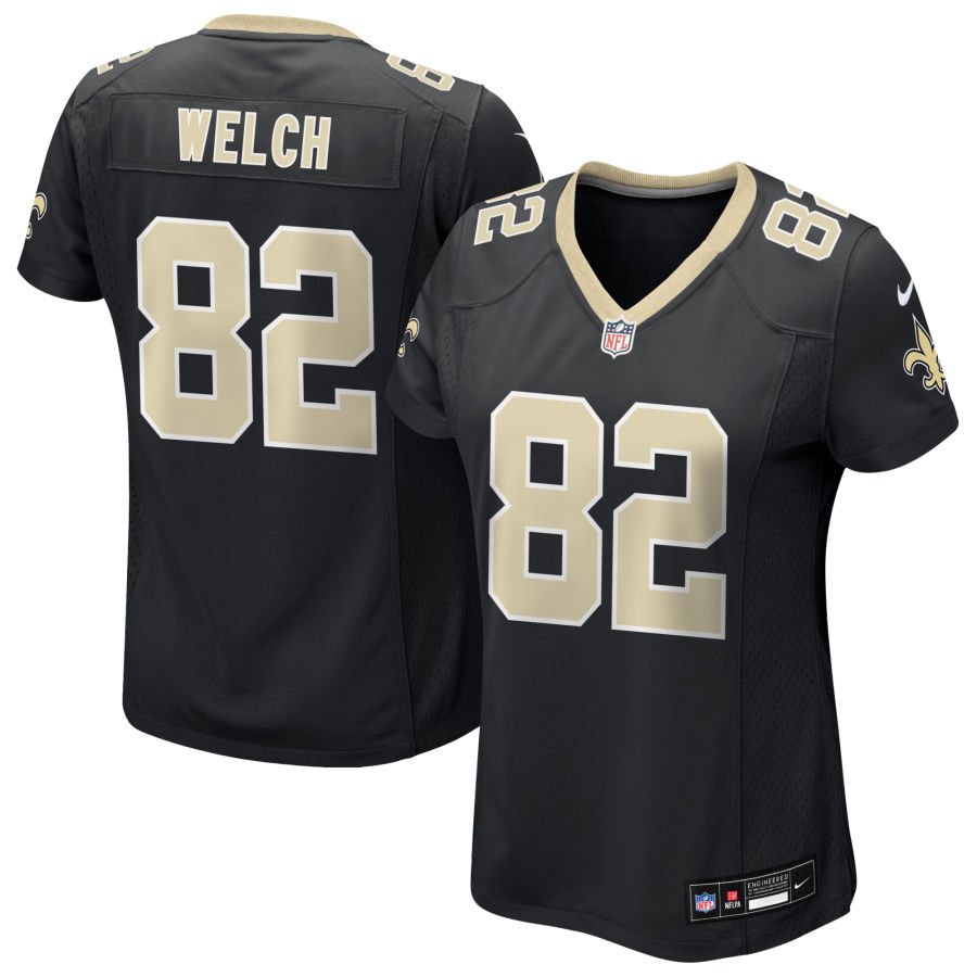 Treyton Welch Women's Nike Black New Orleans Saints Custom Game Jersey