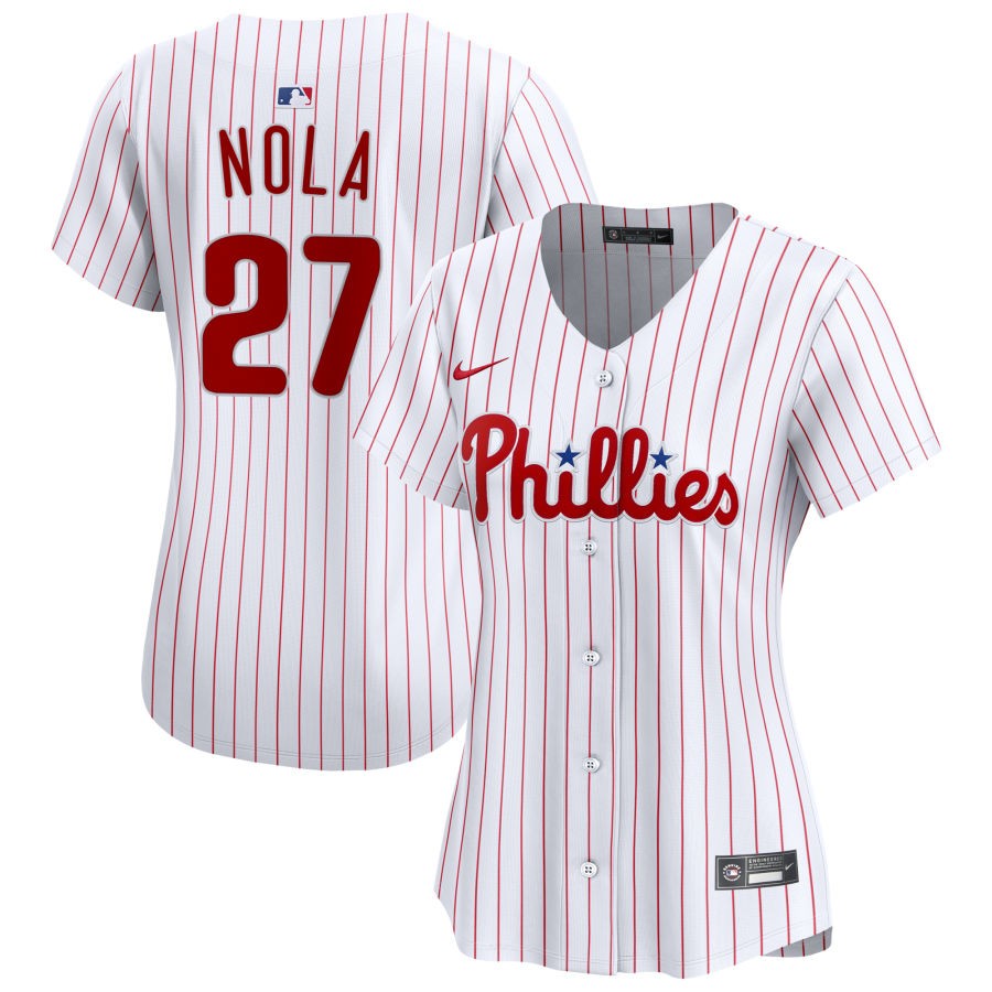 Zack Wheeler Women's Nike  White Philadelphia Phillies Home Limited Custom Jersey