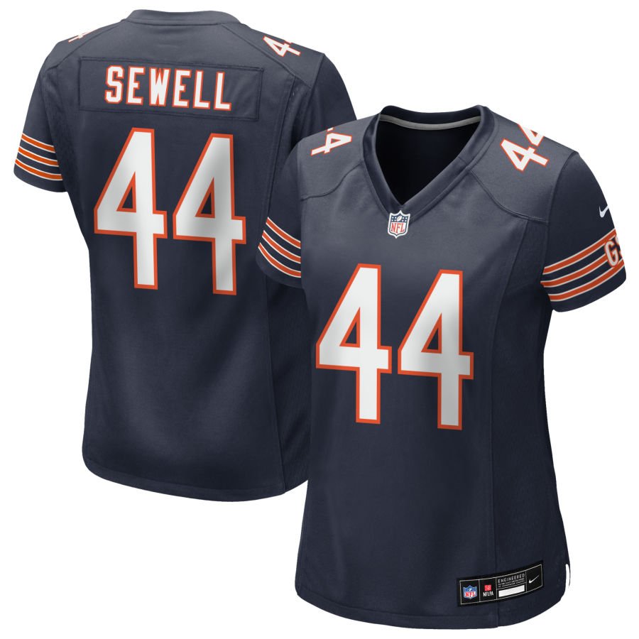 Noah Sewell Women's Nike Navy Chicago Bears Custom Game Jersey