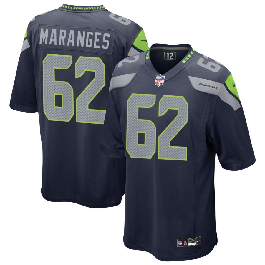 Federico Maranges Men's Nike  College Navy Seattle Seahawks Custom Game Jersey