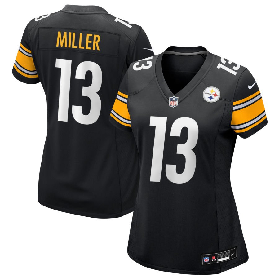 Scotty Miller Women's Nike Black Pittsburgh Steelers Custom Game Jersey
