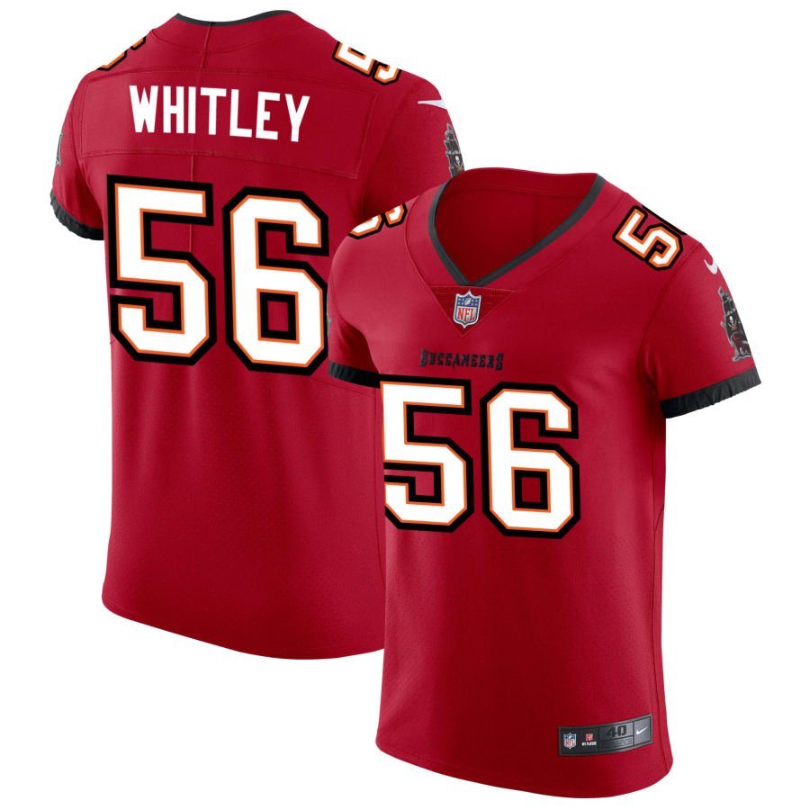 Owen Wright Men's Nike Red Tampa Bay Buccaneers Vapor Elite Custom Jersey