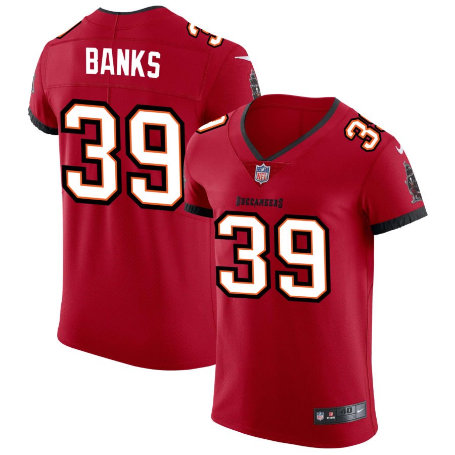 Owen Wright Men's Nike Red Tampa Bay Buccaneers Vapor Elite Custom Jersey
