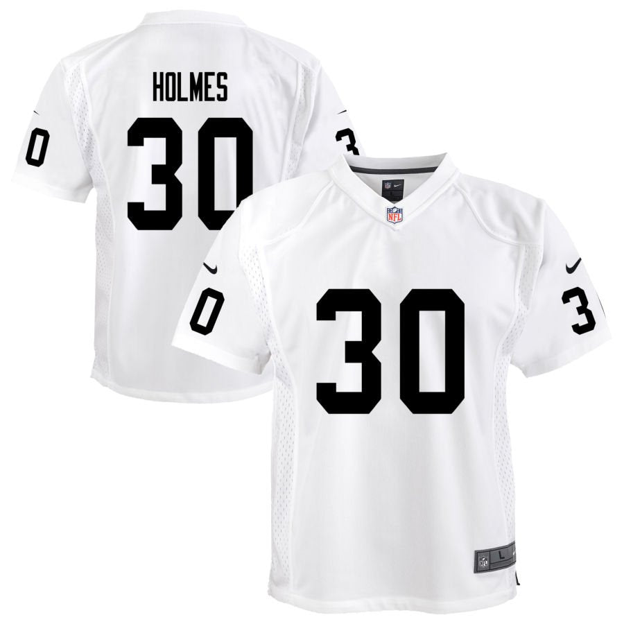 Darnay Holmes Youth Nike White Las Vegas Raiders Team Custom Game Jersey