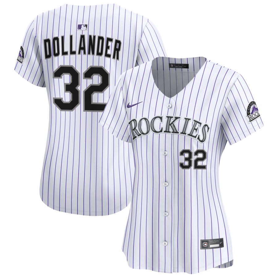 Jose Quintana Women's Nike  White Colorado Rockies Home Limited Custom Jersey