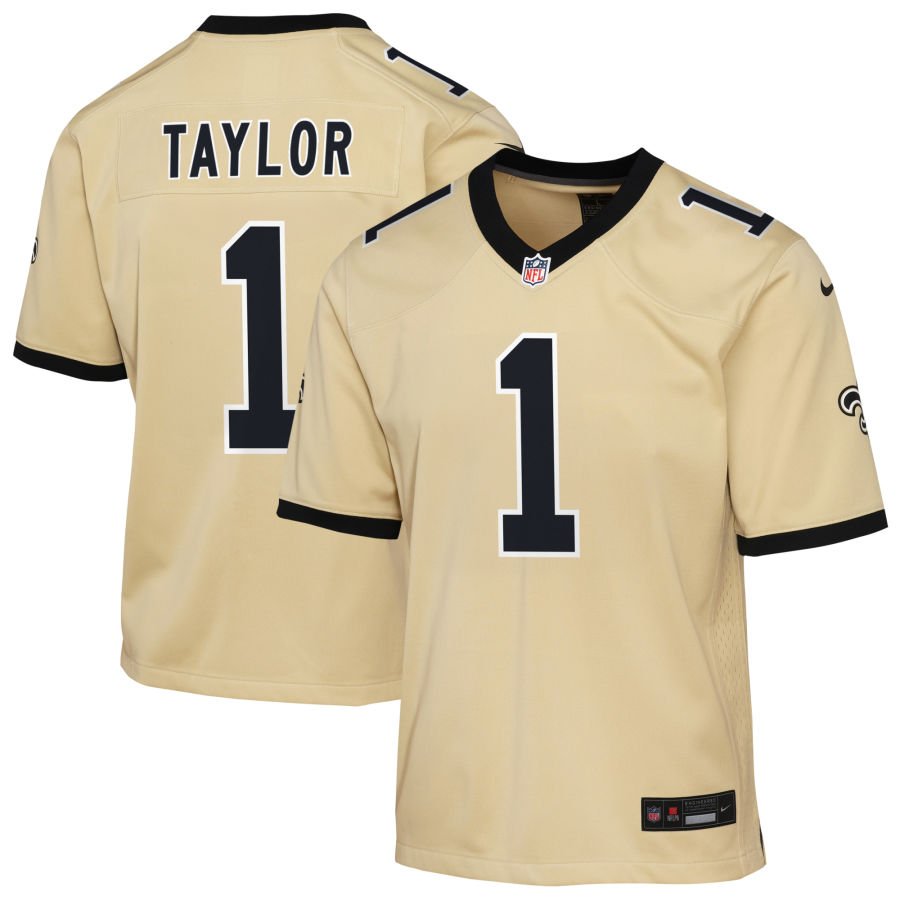 Alontae Taylor Youth Nike  Gold New Orleans Saints Gameday Golds Alternate Custom Game Jersey