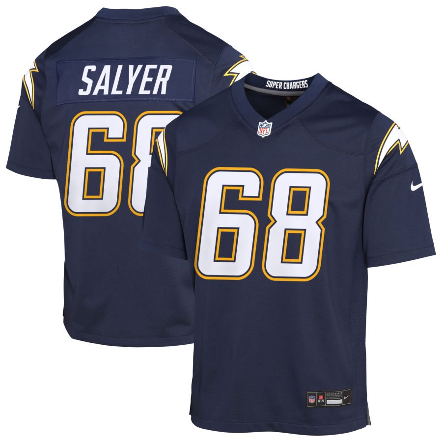 Jamaree Salyer Youth Nike Navy Los Angeles Chargers Alternate Super Chargers Game Custom Jersey