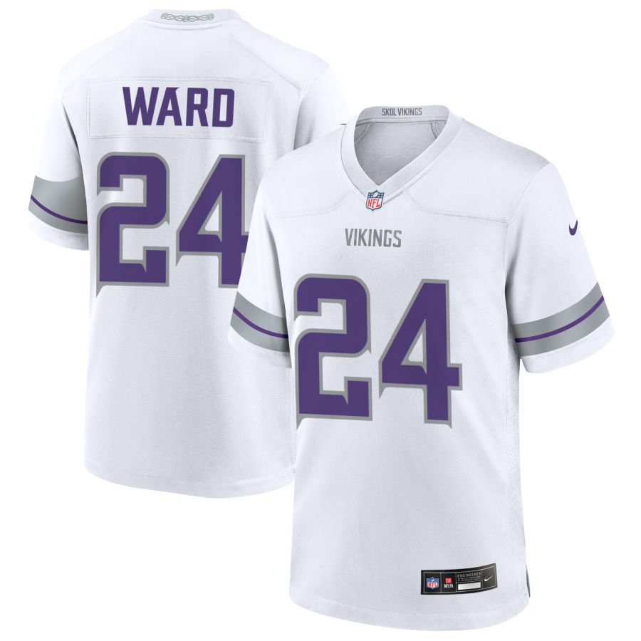 Jay Ward Men's Nike White Minnesota Vikings Alternate Custom Game Jersey