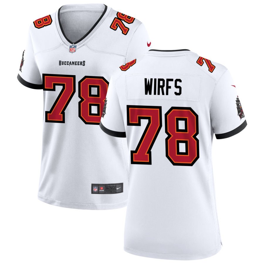 Tristan Wirfs Women's Nike Tampa Bay Buccaneers White Custom Game Jersey