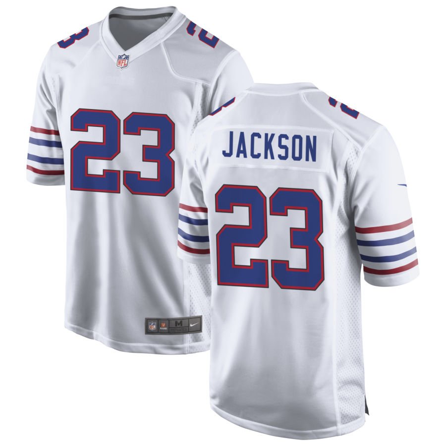 Dane Jackson Men's Nike White Buffalo Bills Alternate Custom Game Jersey