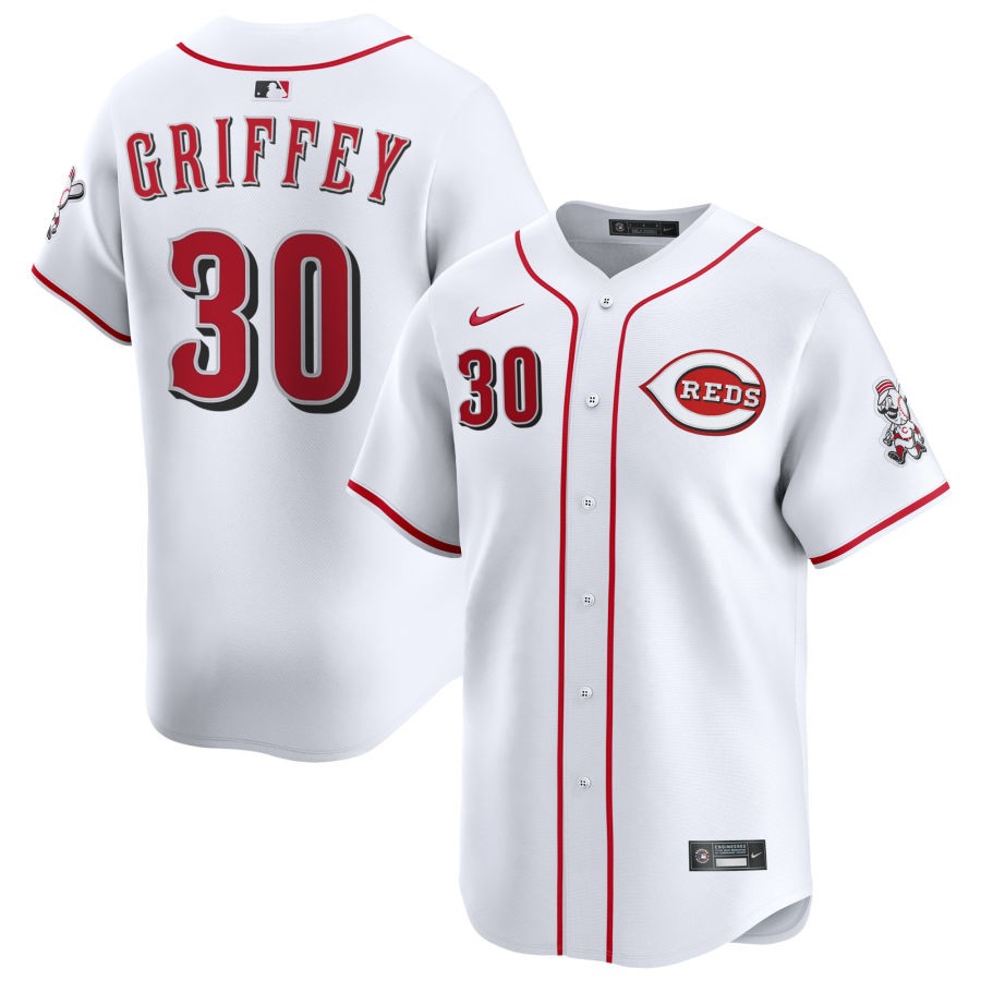 George Foster Men's Nike White Cincinnati Reds Home Limited Pick-A-Player Retired Roster Jersey