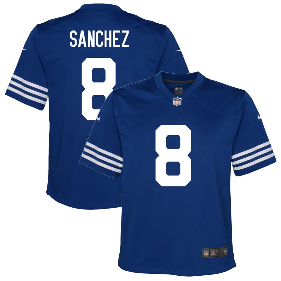 Rigoberto Sanchez Youth Nike Royal Indianapolis Colts Alternate Custom Game Jersey