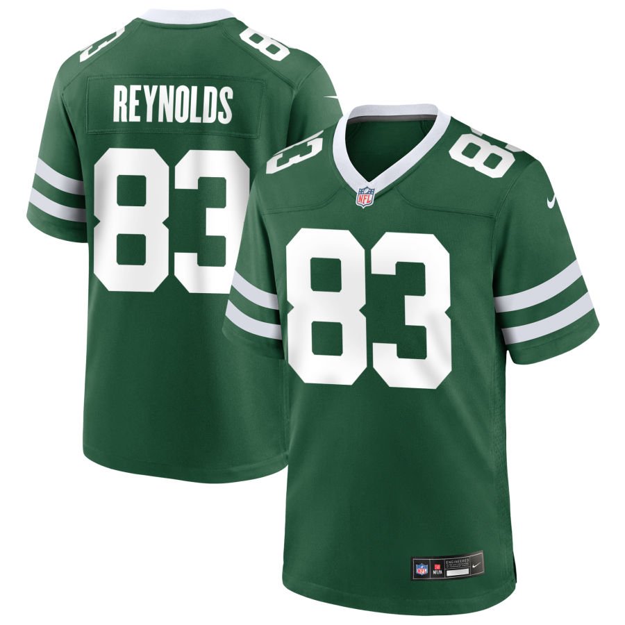 Josh Reynolds Men's Nike  Legacy Green New York Jets Custom Game Jersey