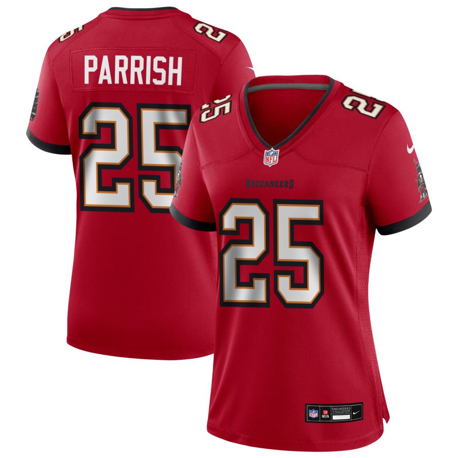Jacob Parrish Women's Nike Tampa Bay Buccaneers Red Custom Game Jersey