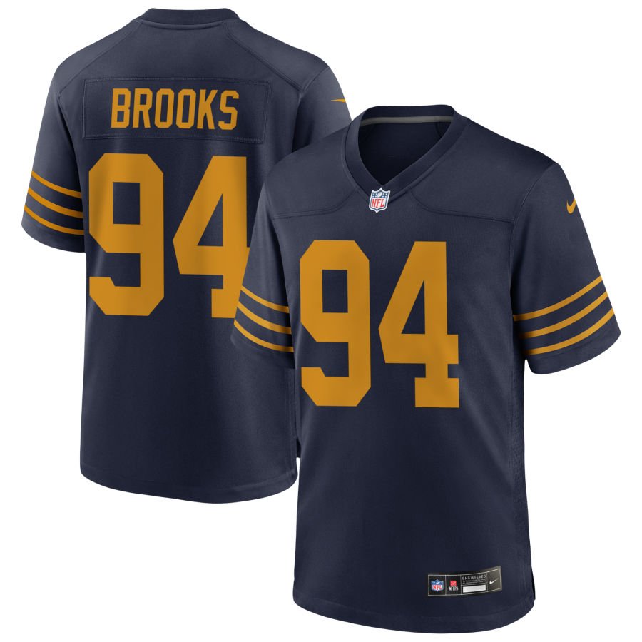 Karl Brooks Men's Nike Navy Green Bay Packers The 1923 Classic Game Custom Jersey